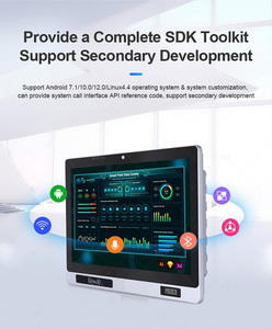 All-in-One IP65 phẳng Android Touch Panel PC với camera phía trước nhúng Win/Linux OS sử dụng điều kiện - Product Image 4