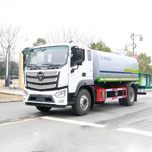 รถบรรทุกน้ำแบบสั่งทำพิเศษ Foton 4X2 ขนาด 15,000 ลิตร สำหรับการบำรุงรักษาทางหลวง การทำความสะอาดในเมือง และการจ่ายน้ำ - Product Image 3