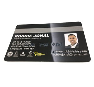 FM4442 Kontaktchip Geprägte Beidseitig Bedruckte Fake-Magnetstreifen-Kreditkarte Werbe-Geschäftskarte - Product Image 3