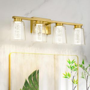 High Quality 2/3/4/5 <strong>Lights</strong> K9 Crystal Wall Lamps Home Luxury <strong>Bathroom</strong> Vanity <strong>Light</strong> Moder 3cct Dimming Led Glass Wall <strong>Light</strong>