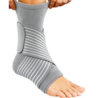 Attelle de cheville élastique respirante pour la récupération des blessures, soulagement des douleurs articulaires, bandage de compression, manchon de maintien de la cheville