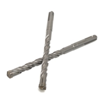 Mèche de perceuse à percussion SDS Plus pour béton, maçonnerie, roche, acier 40Cr, 50-52HRC, tige de 12 mm
