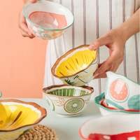 Grand bol en céramique, bol à nouilles et à salade pour la maison, vente en gros d'usine, design créatif, assiette en céramique, vaisselle