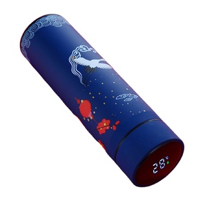 Custom Logo/Color 500ml Stainless Steel <b>Smart</b> Water Tumbler Temperature Display LED Eco-Friendly Portable Vacuum Insulated 12-24 - Product Image 1