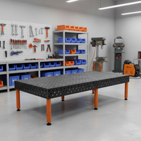 Système de serrage de vente chaude en fonte série 3D D28 plate-forme de travail table de soudage flexible 3d avec gabarits de soudage