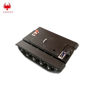 JMRRC Робот Танк TK50 <span class=keywords><strong>Smart</strong></span> <span class=keywords><strong>RC</strong></span> Роботизированный гусеничный бак дистанционный автомобиль 50 кг нагрузка резиновые гусеницы металлический бак шасси DC бесщеточный двигатель - Product Image 1