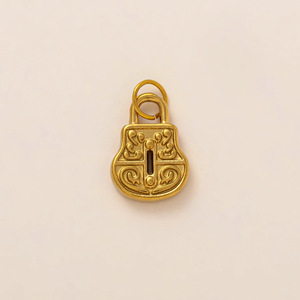 Nuovi Ciondoli Personalizzabili Fai-da-Te in Acciaio Inox 2026, Gioielli alla Moda con Stella, Luna, Sole, Croce, Lucchetto, Angelo, Placcatura PVD 18K per Creazione di Gioielli - Product Image 4