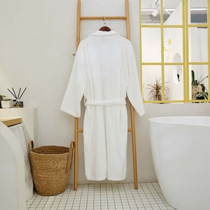เสื้อคลุมอาบน้ำผ้าฝ้ายผ้าเทอร์รี่ปักโลโก้ได้ตามต้องการ - Product Image 2