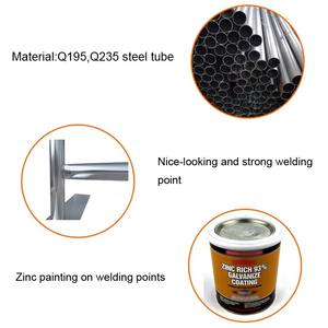 Barrières de sécurité routière pour piétons personnalisées de 4 pieds * 7 pieds, barrières de contrôle des foules en métal pour les concerts, clôtures temporaires, portails en treillis - Product Image 5