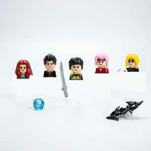 Set de Bloques de Construcción con Temática de <span class=keywords><strong>Anime</strong></span> Ninja, con Figuras de Guerreros y Escena de Pueblo, Juguete de Ensamblaje para Regalo de Cumpleaños - Product Image 3