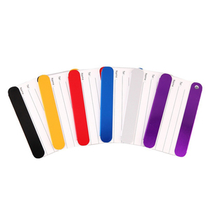 <span class=keywords><strong>Étiquette</strong></span> de bagage promotionnelle, accessoires de voyage, <span class=keywords><strong>étiquette</strong></span> de valise, <span class=keywords><strong>étiquette</strong></span> de nom, boucle en fil métallique en acier, <span class=keywords><strong>étiquette</strong></span> de bagage en aluminium anodisé - Product Image 5