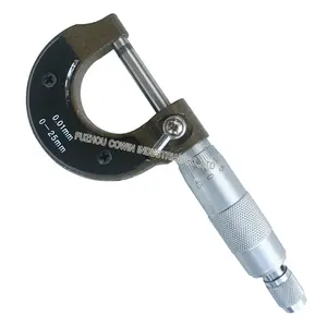 Hohe Genauigkeit Externes Mikrometer 25-50mm Super hartes Hartmetall-Premium-Außen mikrometer