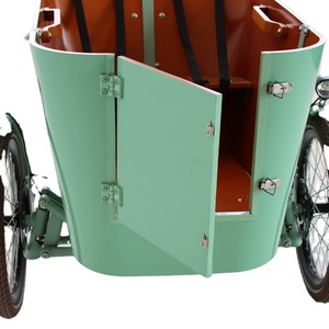 Bicicleta de <span class=keywords><strong>3</strong></span> ruedas de estilo europeo con caja de carga, triciclo de carga frontal a la venta, versión eléctrica y manual, bicicleta de carga - Product Image 1