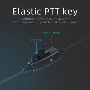 Casque d'écoute KSUN B32 <span class=keywords><strong>pour</strong></span> talkie-walkie, écouteurs à crochet d'oreille, écouteurs <span class=keywords><strong>pour</strong></span> radio bidirectionnelle, <span class=keywords><strong>pour</strong></span> le ski et le vélo - Product Image 3