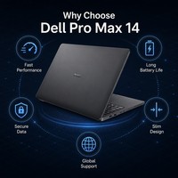 Pour ordinateur portable professionnel Pro Max 14 pouces, haute performance, processeur Intel Core, SSD, écran 1080p, Windows 11 Home Professional, travail portable
