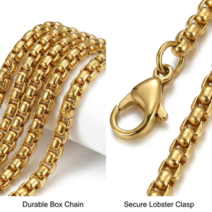 <span class=keywords><strong>Collana</strong></span> con Pendente a Testa di <span class=keywords><strong>Leone</strong></span> in Acciaio Inossidabile Dorato Personalizzabile, Gioielli Hip Hop con Medaglione Rotondo Ghiacciato per Uomo - Product Image 4