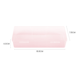 Boîte à outils en plastique vide pour nail art, organisateur d'outils de manucure, conteneurs de rangement pour breloques à ongles, boîte de rangement pour accessoires de manucure - Product Image 3