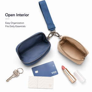 USA Oversea Warehouse Excellent Luxury Wear Resistant Durable Unisex Coin Purse Mini <b>Wristlet</b> for Travel - Product Image 5