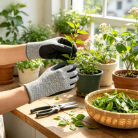 Gants de jardin ergonomiques anti-coupure les plus vendus, en HPPE, légers et respirants, pour l'aménagement paysager et les travaux de jardinage