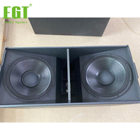 Subwoofer professionnel haute puissance 1200W 4 ohms, double 18 pouces, pour concerts en extérieur, modèle GF218B+, pour scène et club