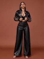 Mode vêtements pour femmes vestes pour femmes 2023 imprimé fleurs Sequin fermeture éclair Camouflage veste femmes personnalisé jean veste