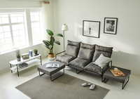 Sofá Modular de Tela para Sala de Estar, Otomana Individual Reclinable, Juego de Muebles al por Mayor