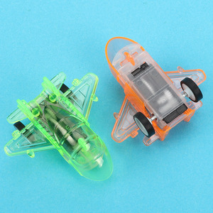 Transparent Pullback <b>Airplane</b> Mini Fighter Jet <b>Toy</b> Model For Kids Indoor Outdoor Play Ready To Go - Product Image 3