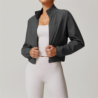 Nouvelle Arrivée 2026 – Veste Femme Anti-UV Séchage Rapide Col Montant Coupe-Vent Respirante Grande Taille pour Randonnée Yoga Sports de Plein Air