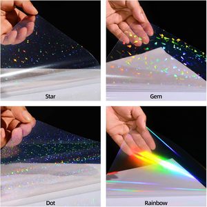 Etiqueta Holográfica PET de Forma Irregular, Impresión Digital UV, Regalo Artesanal, Impermeable, Personalizable - Product Image 4