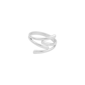 Simple Niche Design Multi Layered Stainless Steel Irregular <b>Ring</b> Fashion Hollowed Out Women's <b>Adjustable</b> <b>Rings</b> Wholesale Jewelry - Product Image 6