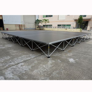 Lightweight Collapsible Riser <b>Stage</b> <b>Platform</b> Aluminum Alloy Riser Plywood for Outdoor Events-RK-Portable <b>Stage</b> RAK-SQ4I Easy - Product Image 6