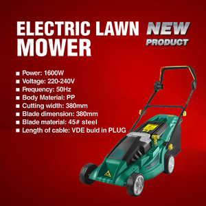 कुशल घास काटने की मशीन के लिए ओएम इलेक्ट्रिक लॉन मोवर 1600w 380 मिमी - Product Image 3
