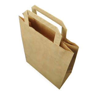 ผลิตในอิตาลี ยี่ห้อ Carte Dozio ถุงกระดาษคราฟท์ Havana แบบหูหิ้ว ขนาด 32+17x45 ซม. แพ็ค 25 ใบ ถุงกระดาษแบบมีฐาน - Product Image 1