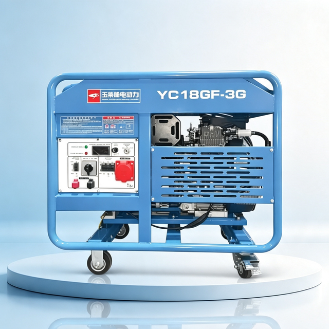 Factory Direct Yuchai 15/18KW Gasoline Silent Inverter Generator High Power Petrol Electric Start Genset for Wholesale Export