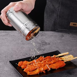 Pot à épices en acier inoxydable avec couvercle pivotant, compatible lave-vaisselle, pour usage domestique et commercial - Product Image 1