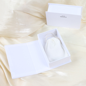 Custom logo Recycled White Book Shape Rigid Cardboard <b>Gift</b> Paper <b>Boxes</b> - Product Image 4