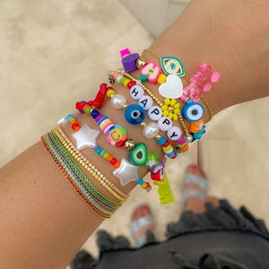 Pulsera <span class=keywords><strong>de</strong></span> cadena tipo tenis con circonitas cúbicas 5A <span class=keywords><strong>de</strong></span> colores 2026, joyería <span class=keywords><strong>de</strong></span> mano <span class=keywords><strong>de</strong></span> moda para mujer - Product Image 3