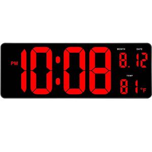 Grande horloge murale numérique de 15.5 pouces avec grand affichage des <span class=keywords><strong>chiffres</strong></span> à LED Jumbo - Product Image 5