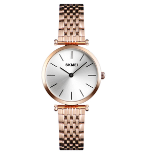 Skmei-relojes de marca de lujo para mujer, a la moda, color dorado, con tu propio logotipo, 1458 - Product Image 2
