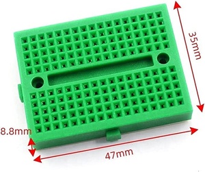 Mini Breadboard Kleurrijke Breadboard Kleine Platen Veelkleurige Dupont Draad 10pin Mannelijk Naar Mannelijk, Mannelijk Naar Vrouwelijk Breadboard Jumper - Product Image 1