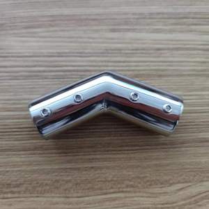 304 thép không gỉ lan can phù hợp SATIN-kết thúc hiện đại có thể điều chỉnh lan can lan can phụ kiện khuỷu tay Ống thép không gỉ - Product Image 6