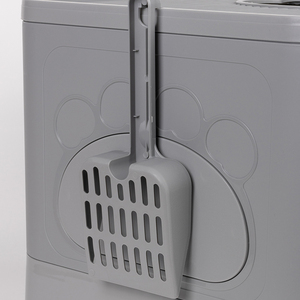 Nouveau grand bac à litière pliable fermé pour chat en plastique PP - Product Image 6