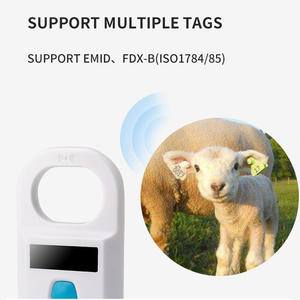 Escáner RFID de microchip para mascotas, lector de etiquetas de animales ABS, frecuencia constante, 134,2 Khz/<span class=keywords><strong>125Khz</strong></span>, distancia de lectura de 8 cm, Lector/escritor de 91mm - Product Image 6