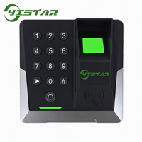 Yistar Lecteur d'empreintes digitales autonome pour employés, avec gestion du temps, Wiegand 26/34, auto-service, port USB et voyant LED de réinitialisation