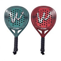 Raquette de padel en forme de diamant, face en fibre de carbone tissée 12k, noyau en mousse à mémoire de forme EVA, vente en gros, raquette de paddle-tennis professionnelle