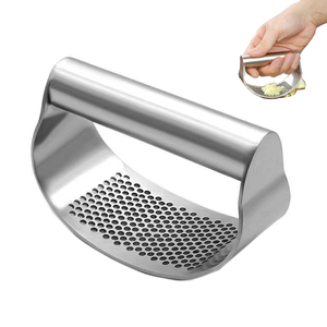 Utensilio <span class=keywords><strong>de</strong></span> cocina <span class=keywords><strong>de</strong></span> acero inoxidable para picadora, rodillo picador, balancín <span class=keywords><strong>de</strong></span> jengibre, trituradora <span class=keywords><strong>de</strong></span> ajo Manual, prensa trituradora - Product Image 1