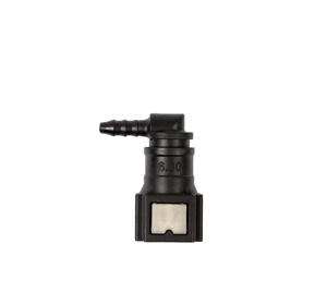 Autopartes A2 PA12 6,30mm conector de codo de manguera hembra SAE 1/4 "Conector rápido de línea de combustible para tubo PA 5X1 - Product Image 1