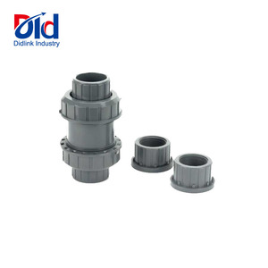 Clapet anti-retour à double union en plastique UPVC/PVC d'approvisionnement d'usine d'<span class=keywords><strong>ERA</strong></span> avec embout à douille - Product Image 4