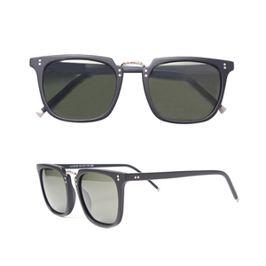 Vente chaude Logo Personnalisé Carré Femmes Hommes lunettes de soleil à <span class=keywords><strong>Monture</strong></span> En Acétate - Product Image 2