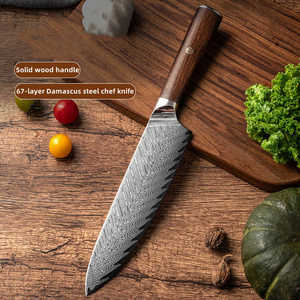 Cuchillo de Cocina Profesional de Acero Inoxidable de 67 Capas, Ajustable, Ecológico y de Alta Calidad OEM - Product Image 5